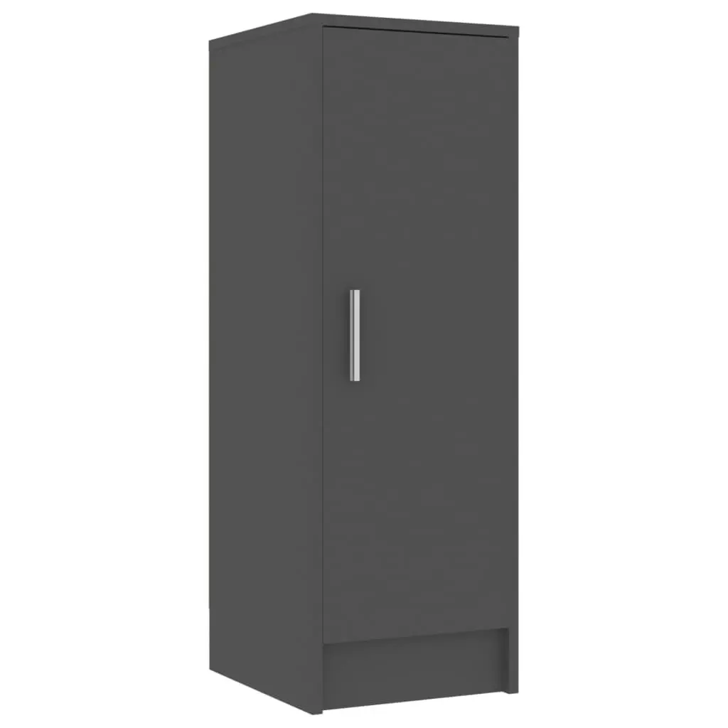 Shoe Cabinet Grey 32x35x92 cm Engineered Wood 808974