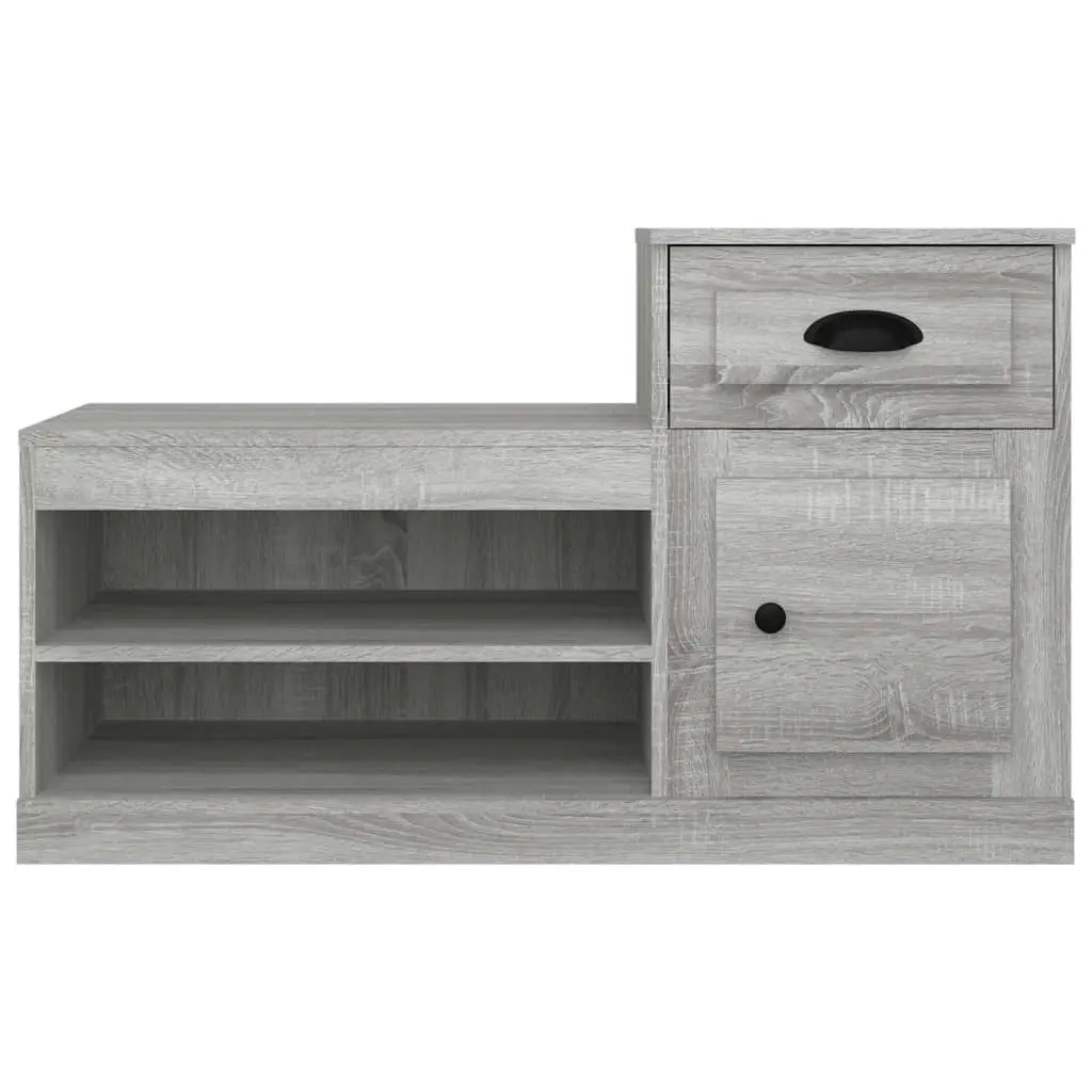 Shoe Cabinet Grey Sonoma 100x42x60 cm Engineered Wood 816422