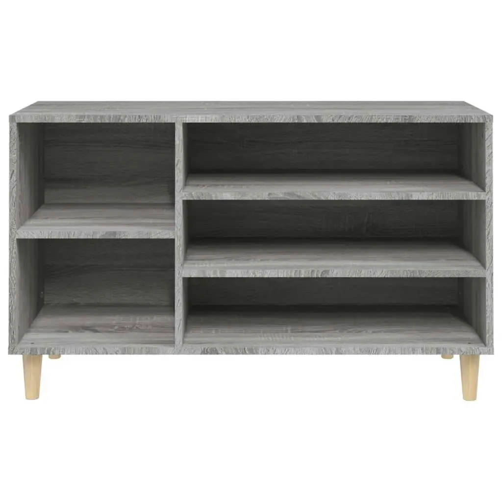 Shoe Cabinet Grey Sonoma 102x36x60 cm Engineered Wood 819746