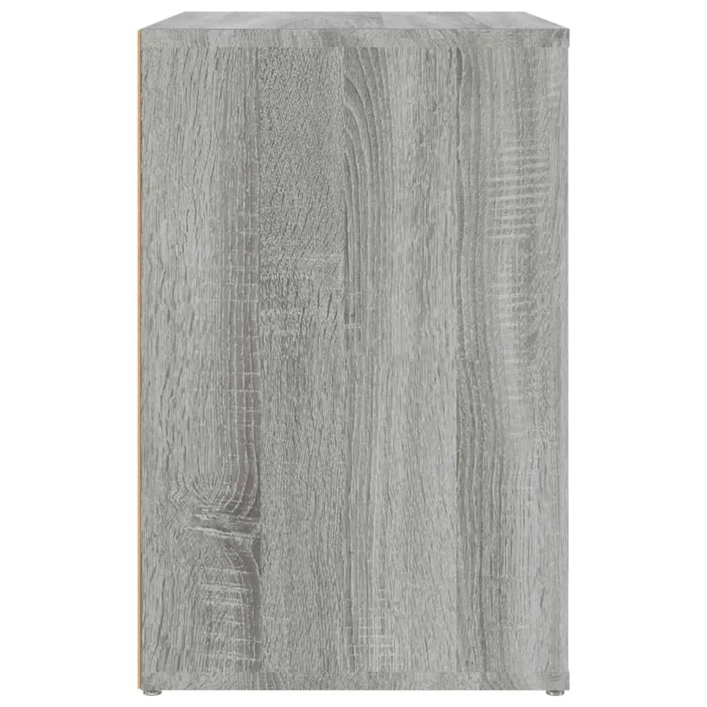 Shoe Cabinet Grey Sonoma 130x35x54 cm Engineered Wood 816750