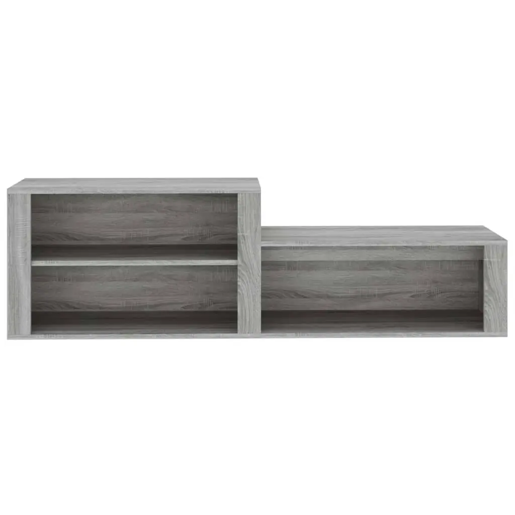 Shoe Cabinet Grey Sonoma 150x35x45 cm Engineered Wood 816918