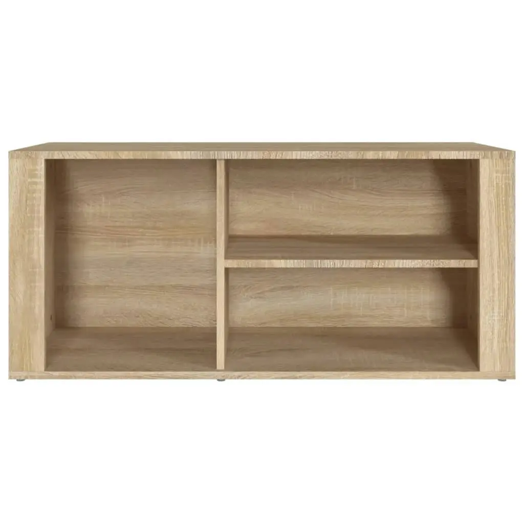 Shoe Cabinet Sonoma Oak 100x35x45 cm Engineered Wood 816923