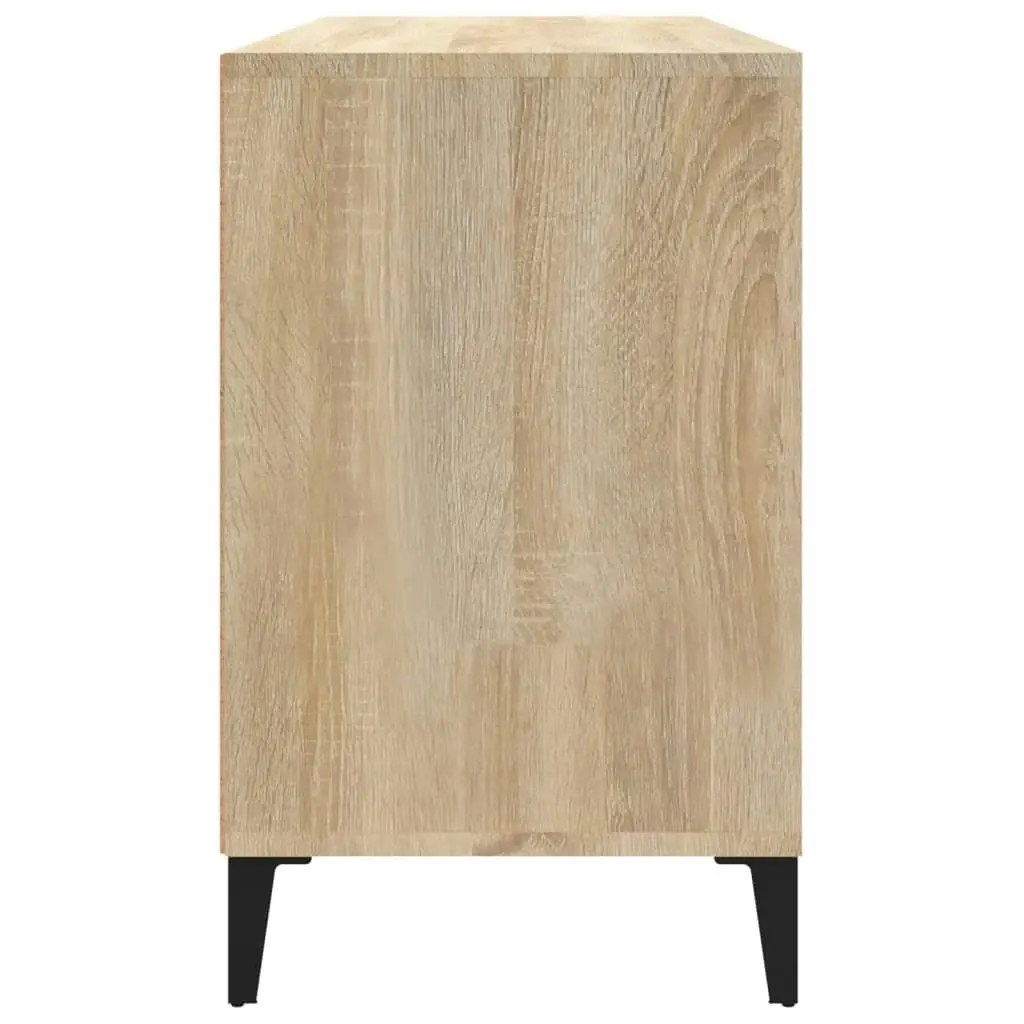 Shoe Cabinet Sonoma Oak 102x36x60 cm Engineered Wood 819751