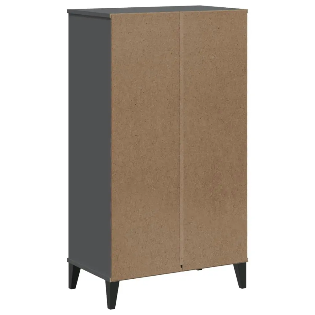 Shoe Cabinet VIKEN Anthracite Grey Engineered Wood 374928