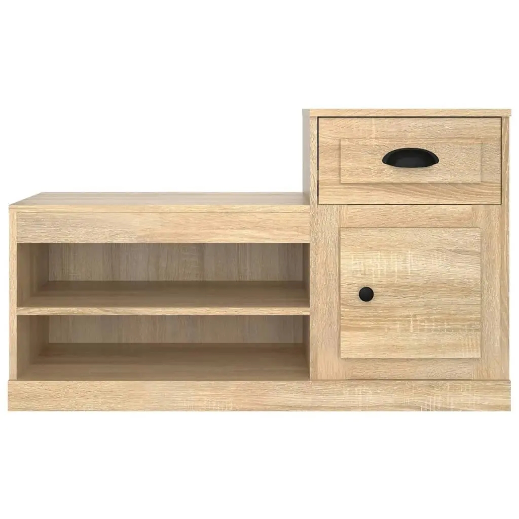 Shoe Cabinet Sonoma Oak 100x42x60 cm Engineered Wood 816419