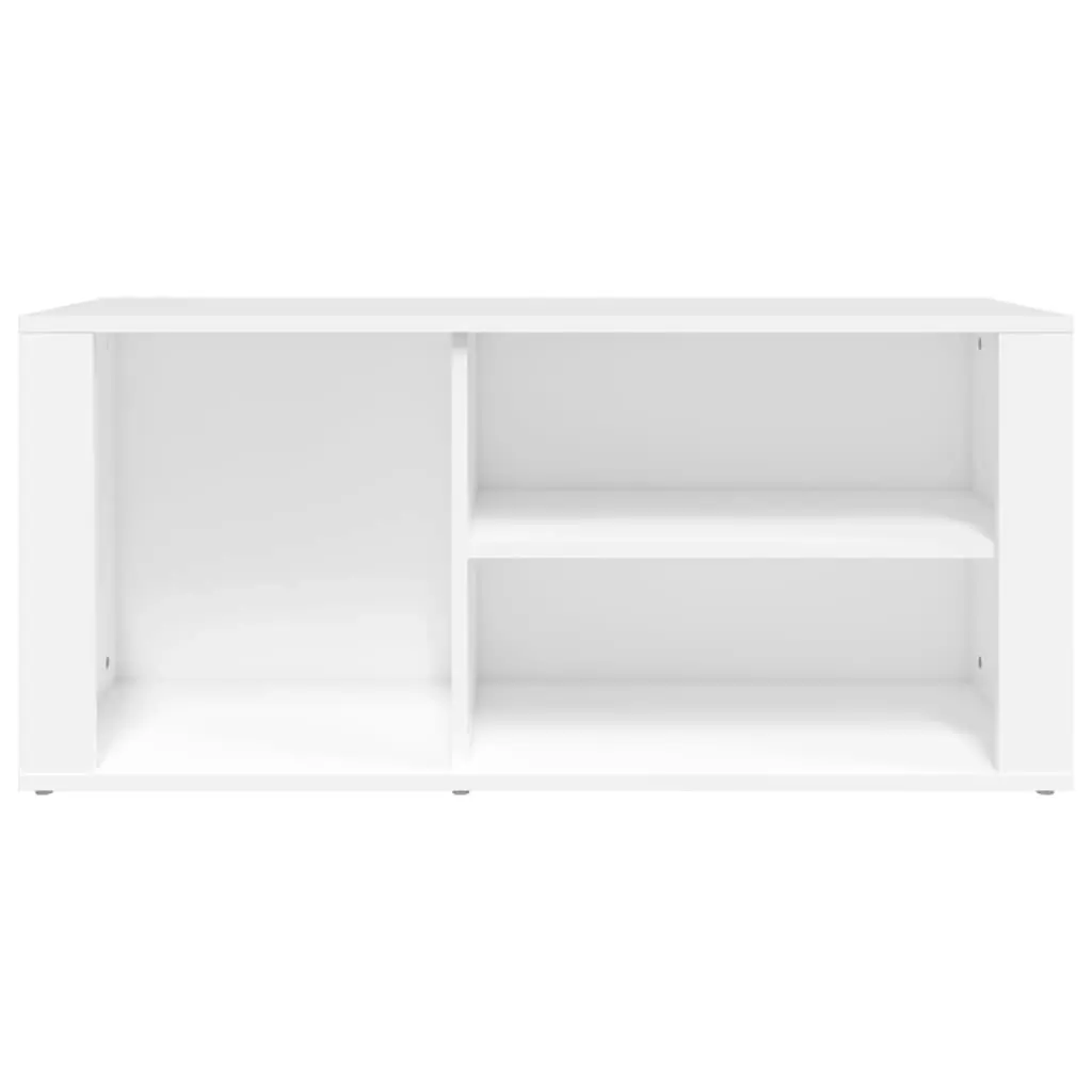 Shoe Cabinet White 100x35x45 cm Engineered Wood 816920