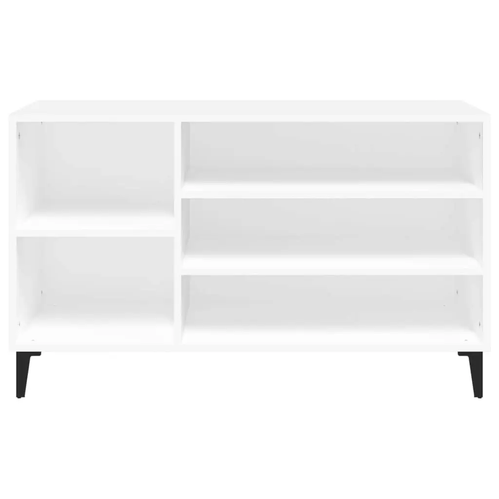 Shoe Cabinet White 102x36x60 cm Engineered Wood 819748