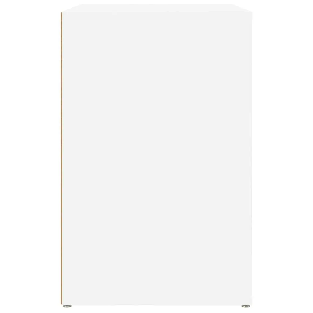 Shoe Cabinet White 130x35x54 cm Engineered Wood 816744