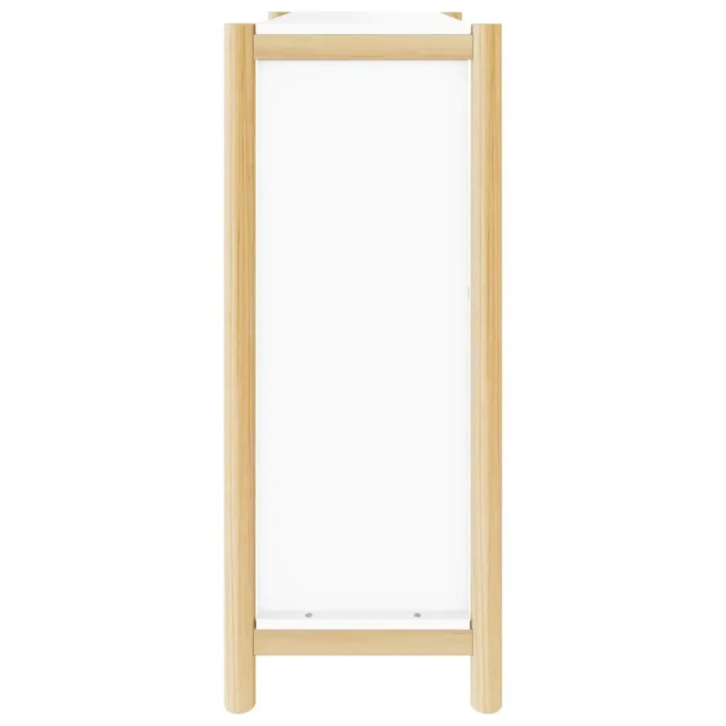 Shoe Cabinet White 57.5x33x80 cm Engineered Wood 345684