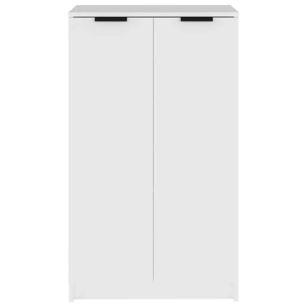 Shoe Cabinet White 59x35x100 cm Engineered Wood 811439