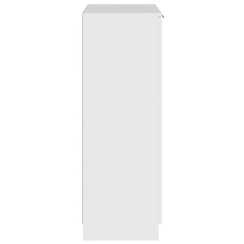 Shoe Cabinet White 59x35x100 cm Engineered Wood 811439