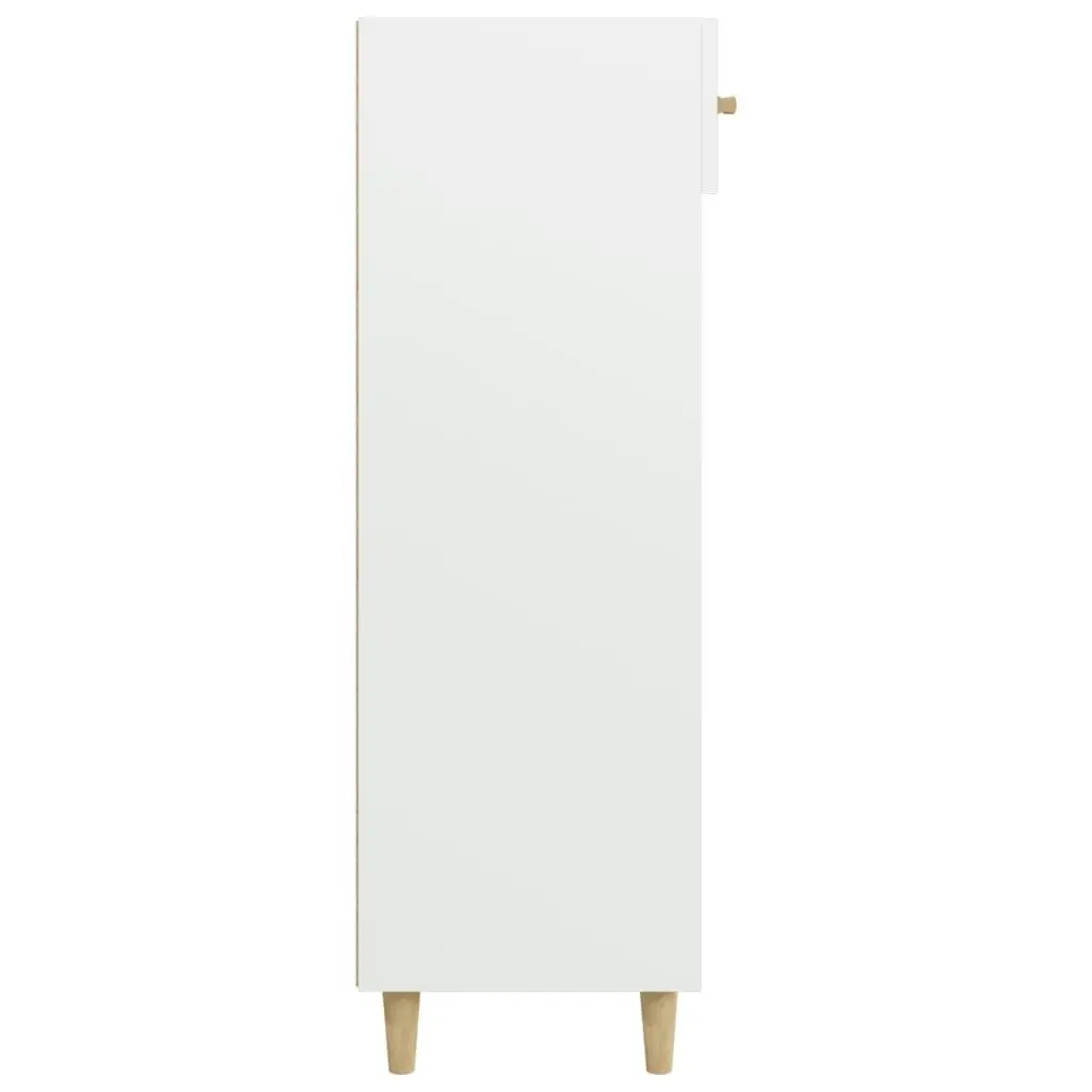 Shoe Cabinet White 60x35x105 cm Engineered Wood 812780