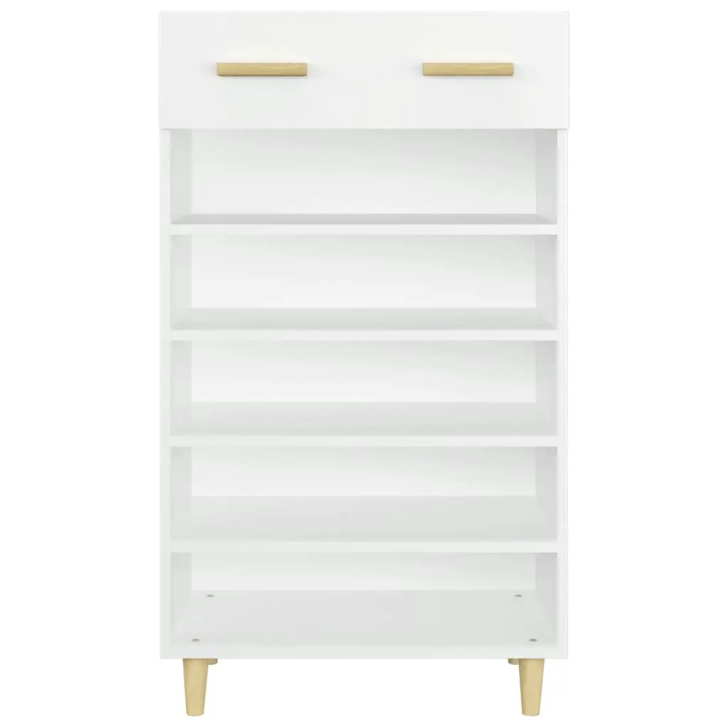 Shoe Cabinet White 60x35x105 cm Engineered Wood 812780