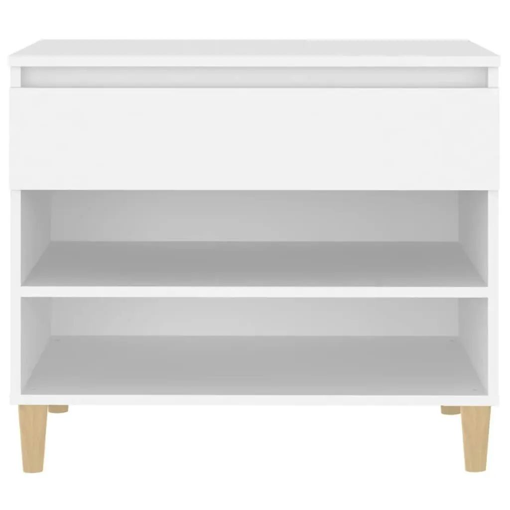 Shoe Cabinet White 70x36x60 cm Engineered Wood 819756