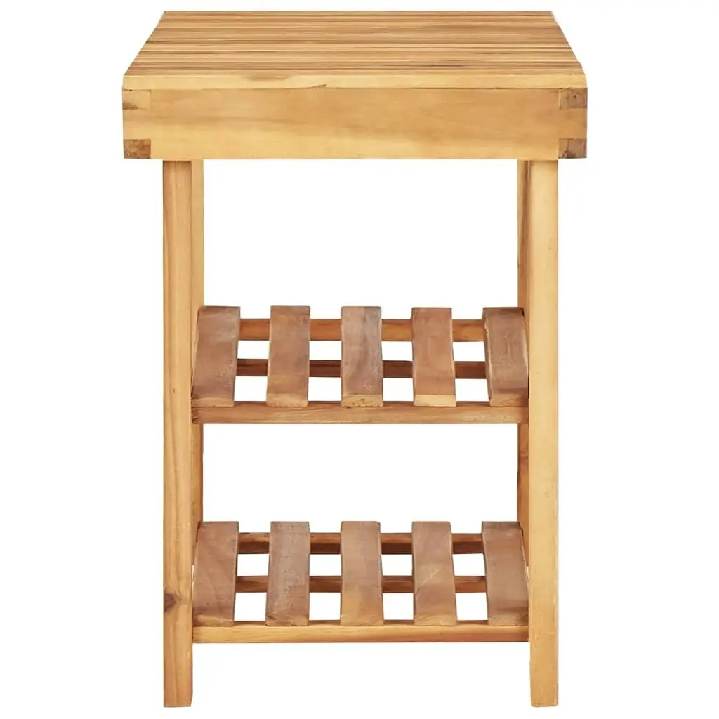 Shoe Rack 90x32x46 cm Solid Acacia Wood 45931