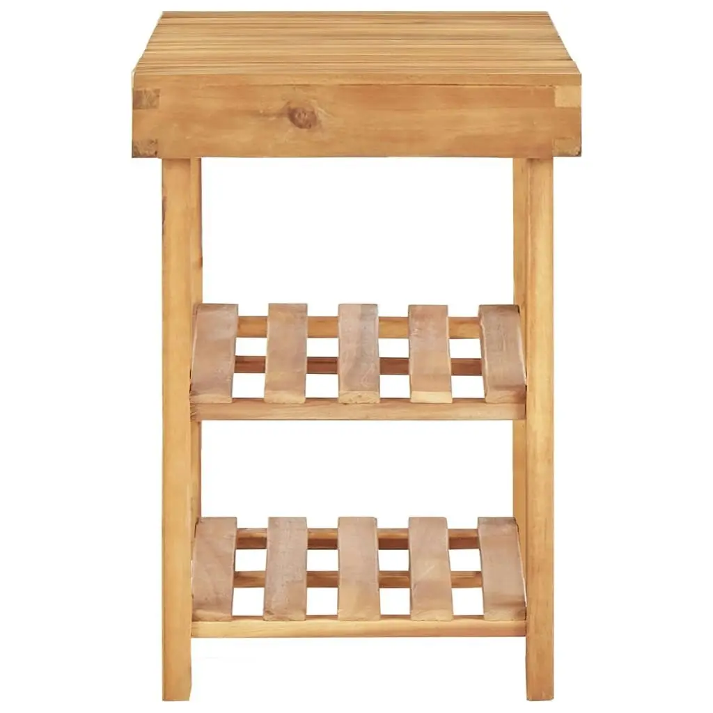 Shoe Rack 70x32x46 cm Solid Acacia Wood 45930