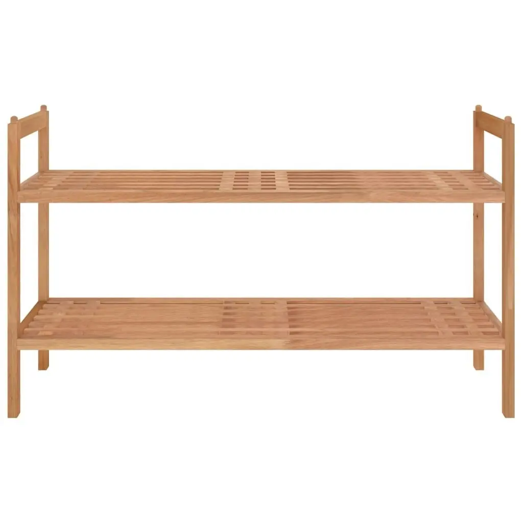 Shoe Rack 69x27x41 cm Solid Wood Walnut 350361