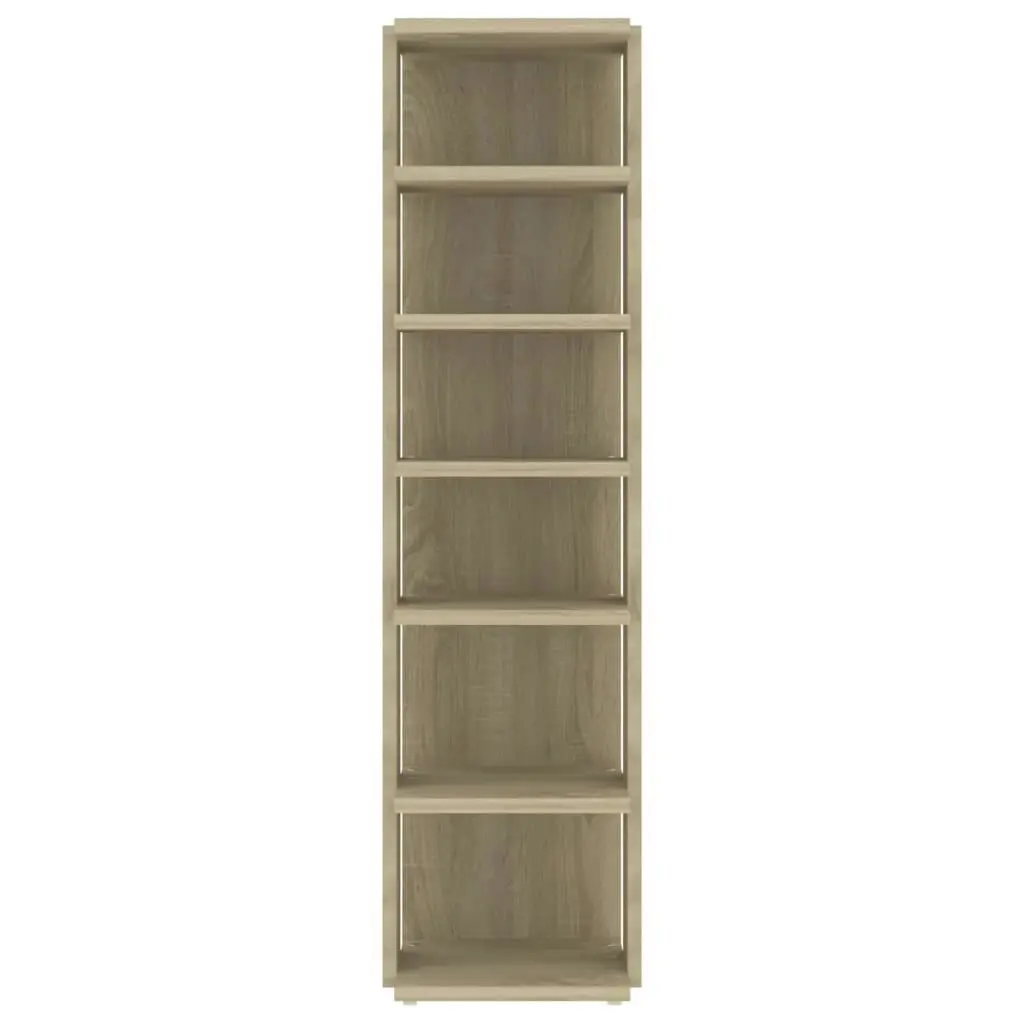 Shoe Cabinets 2 pcs Sonoma Oak 27.5x27x102 cm 808492