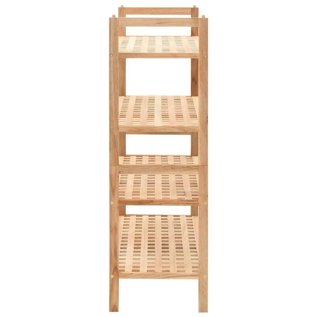 Shoe Rack Solid Walnut Wood 69x26x81 cm 247103