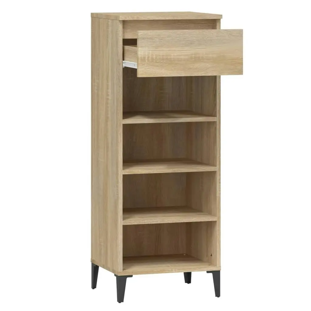 Shoe Rack Sonoma Oak 40x36x105 cm Engineered Wood 819783