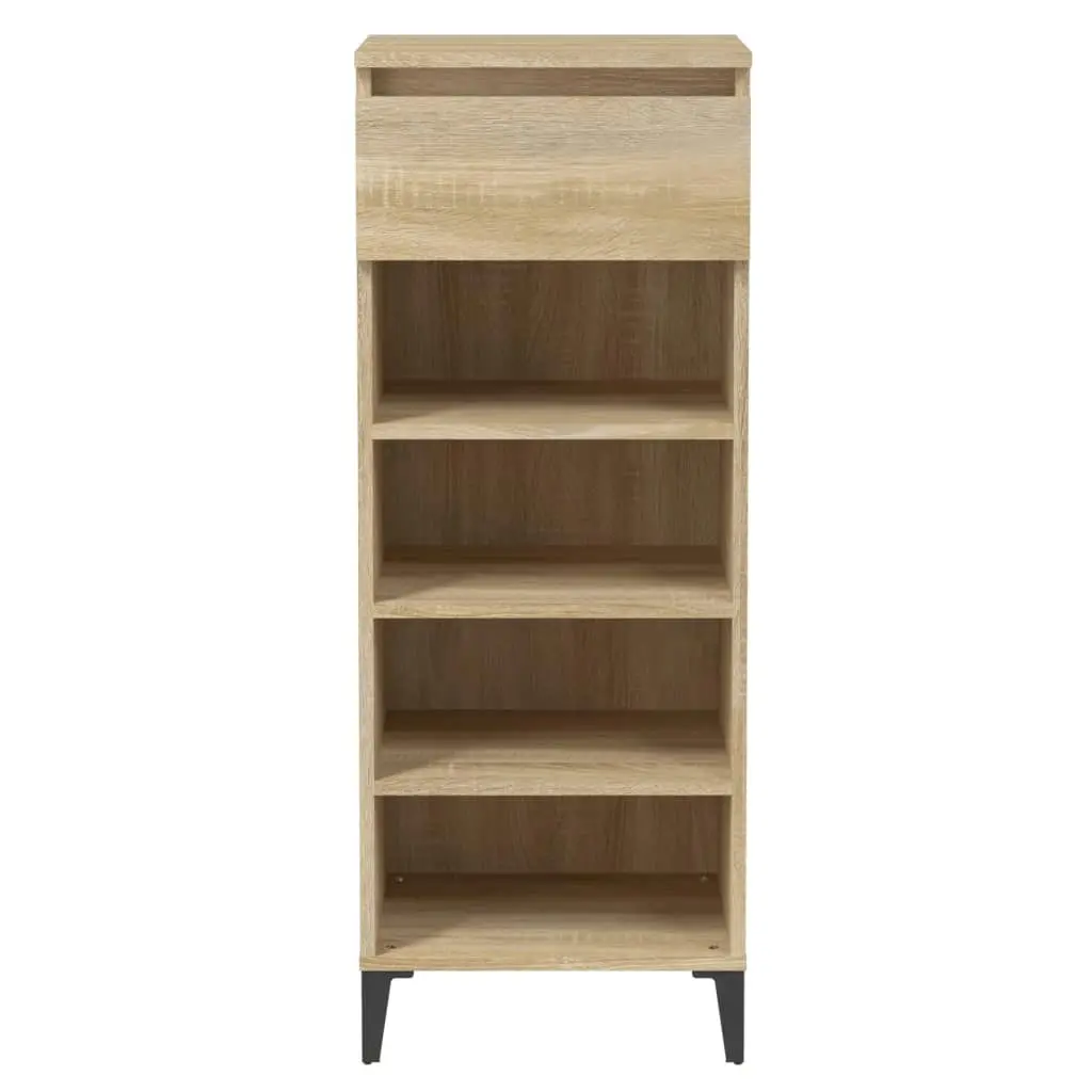 Shoe Rack Sonoma Oak 40x36x105 cm Engineered Wood 819783