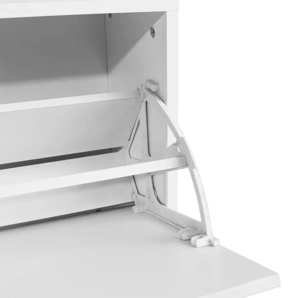 Shoe Storage Bench White 80x24x45 cm 243050