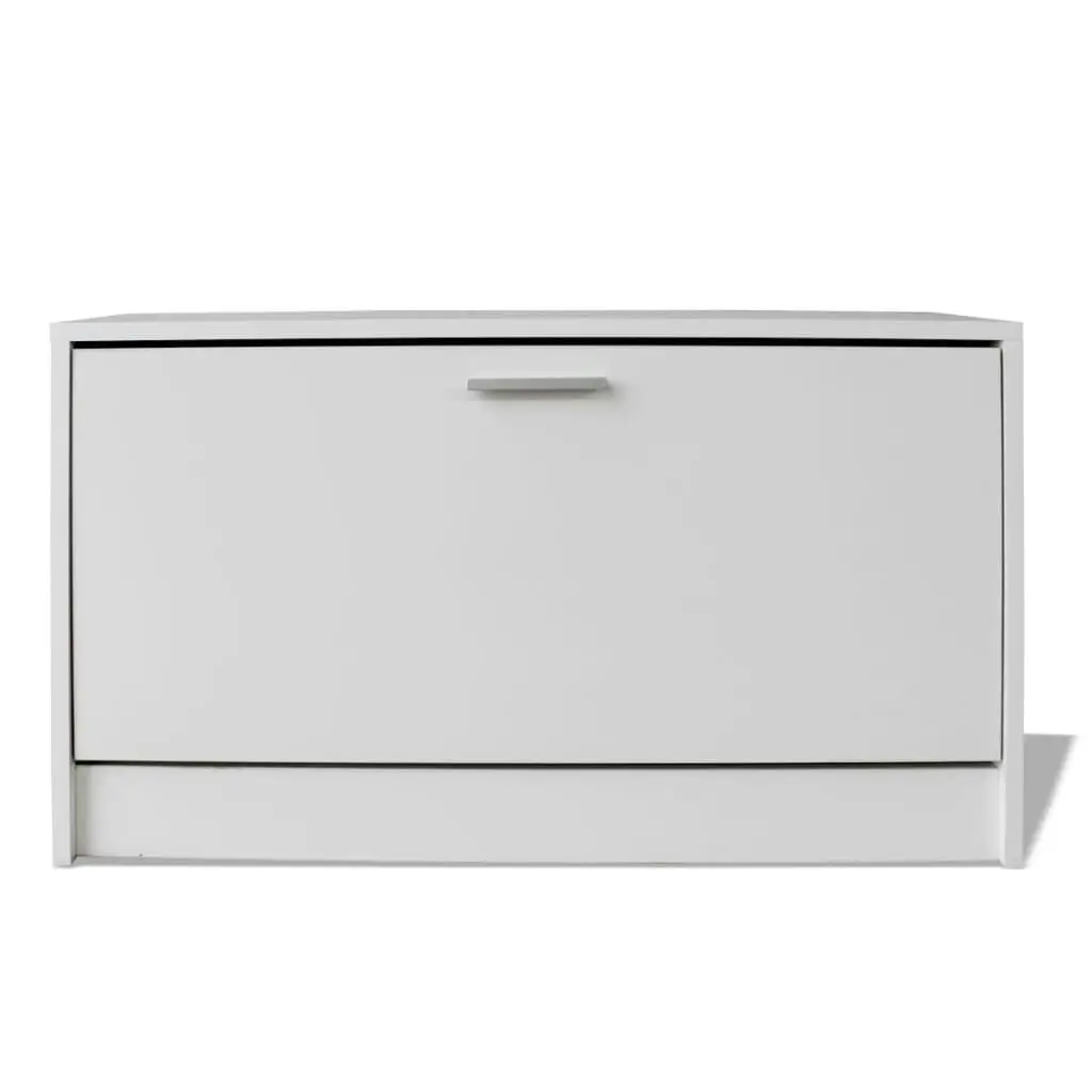 Shoe Storage Bench White 80x24x45 cm 243050