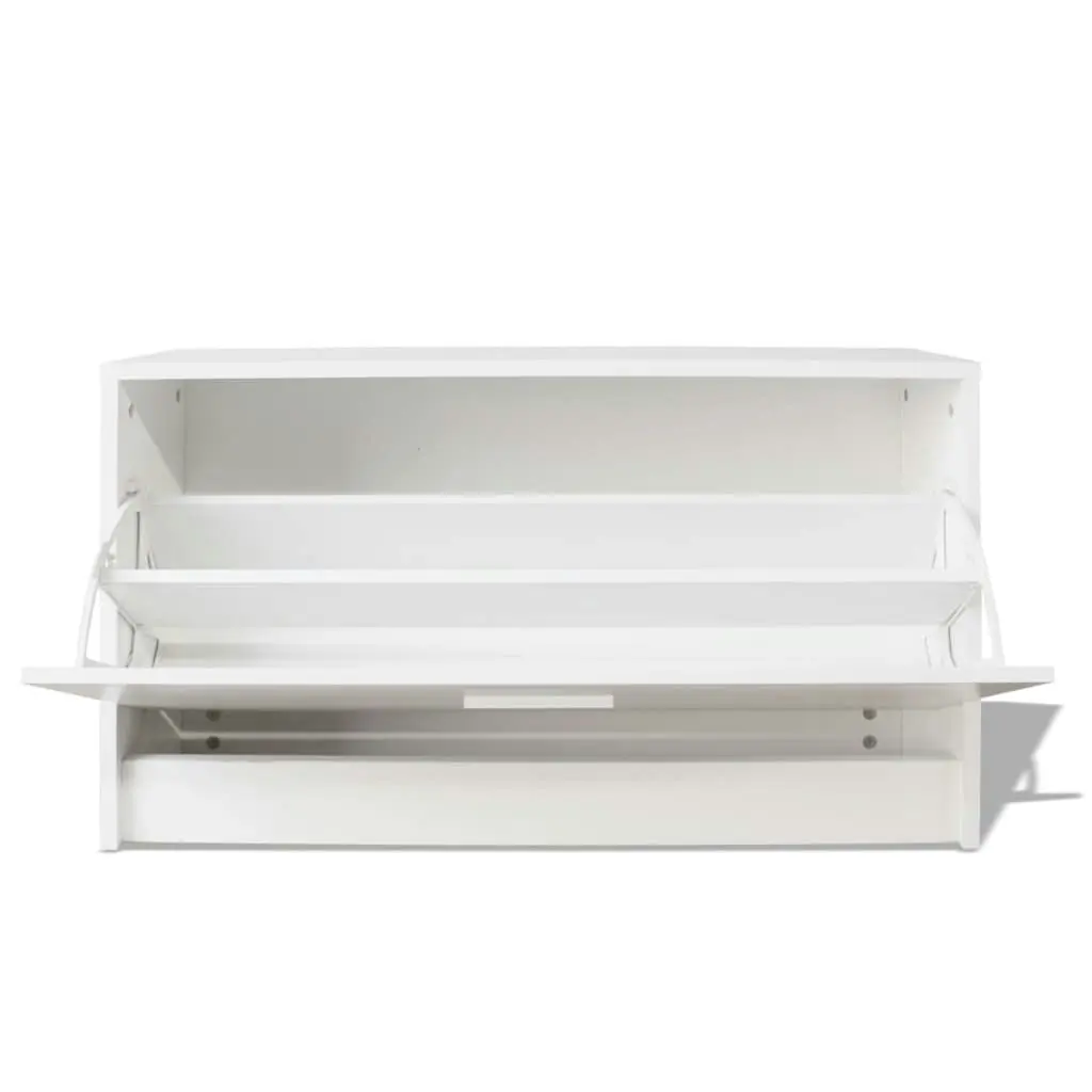 Shoe Storage Bench White 80x24x45 cm 243050