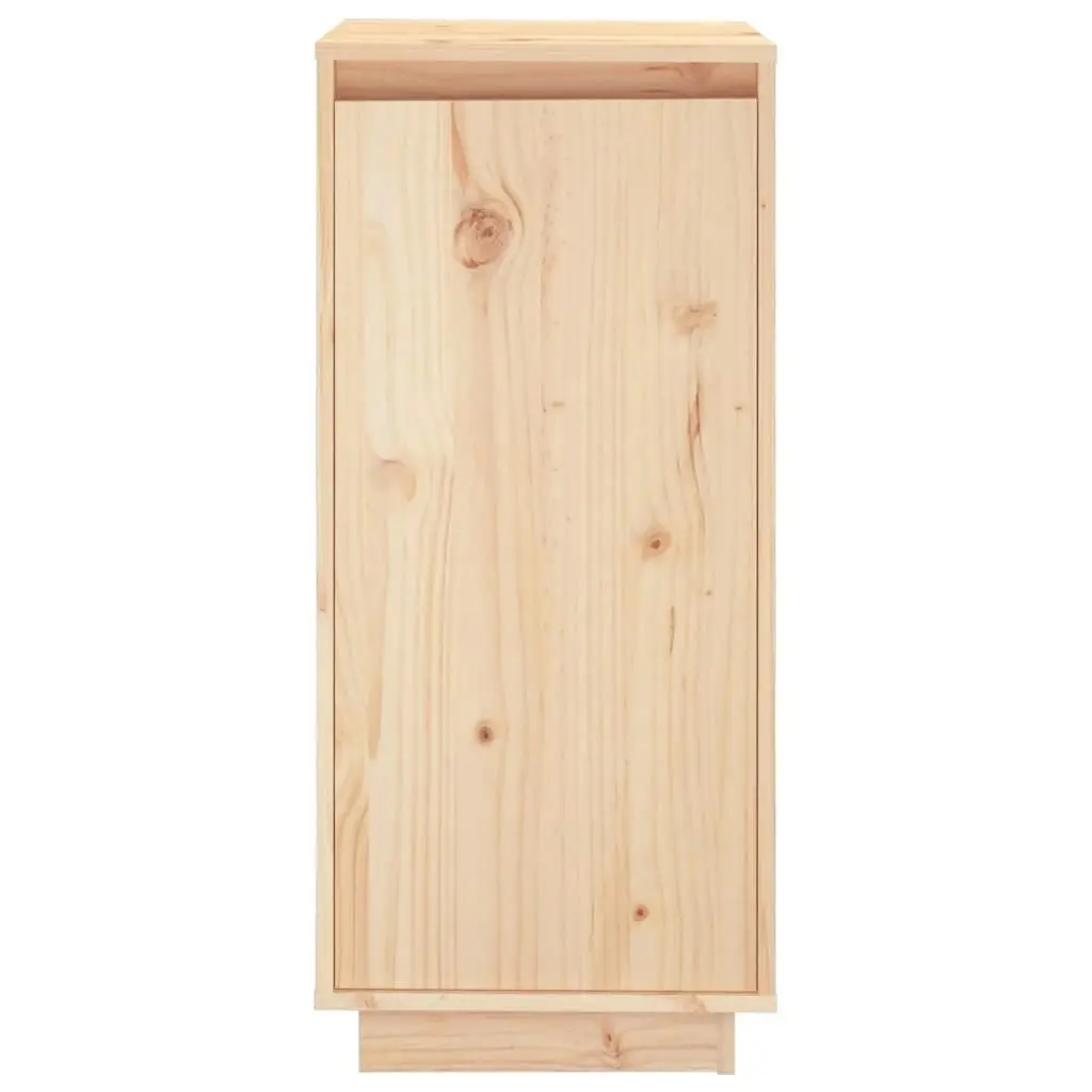 Shoe Cabinet 35x35x80 cm Solid Wood Pine 813535