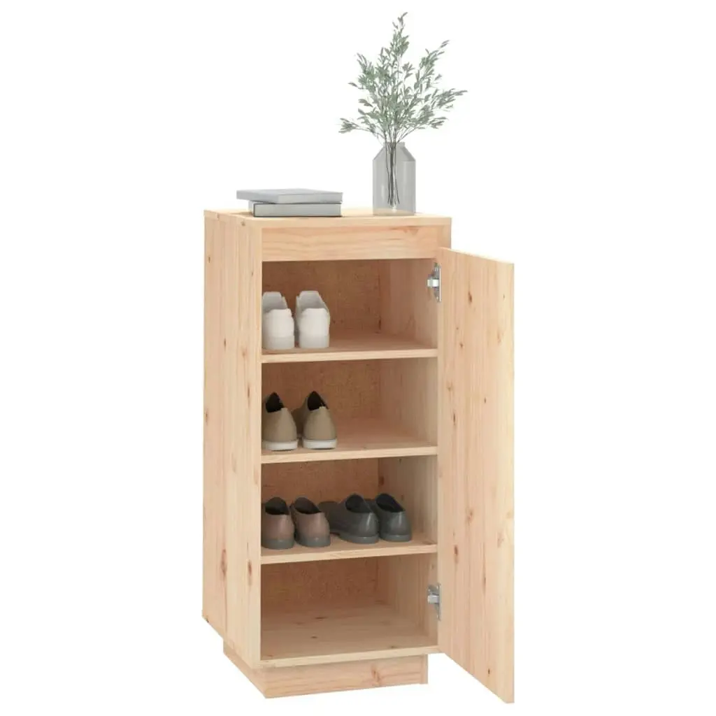 Shoe Cabinet 35x35x80 cm Solid Wood Pine 813535