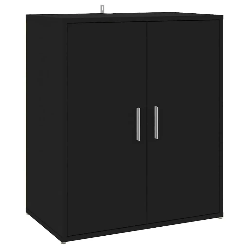 Shoe Cabinet Black 60x35x70 cm Engineered Wood 808919