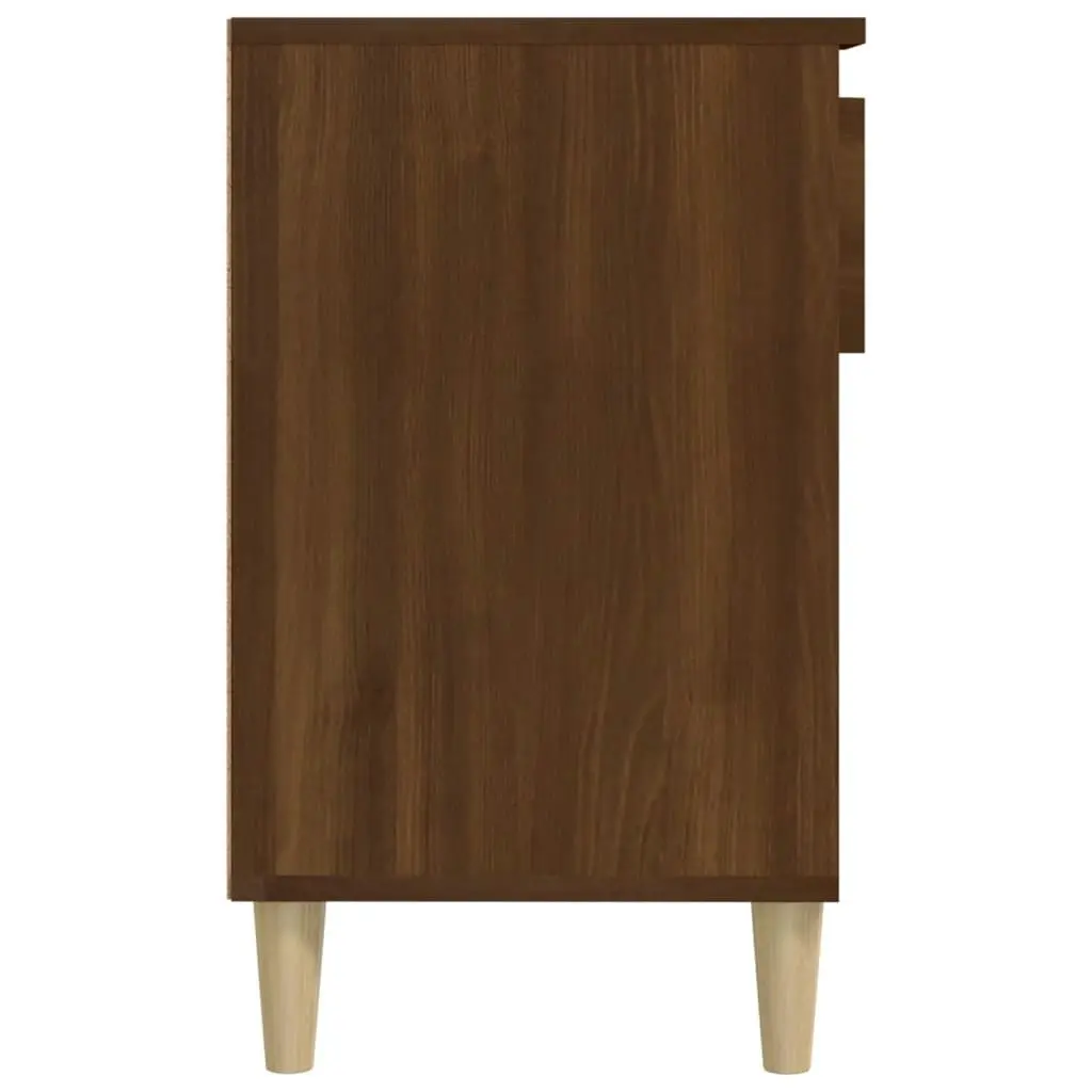 Shoe Cabinet Brown Oak 102x36x60 cm Engineered Wood 821211