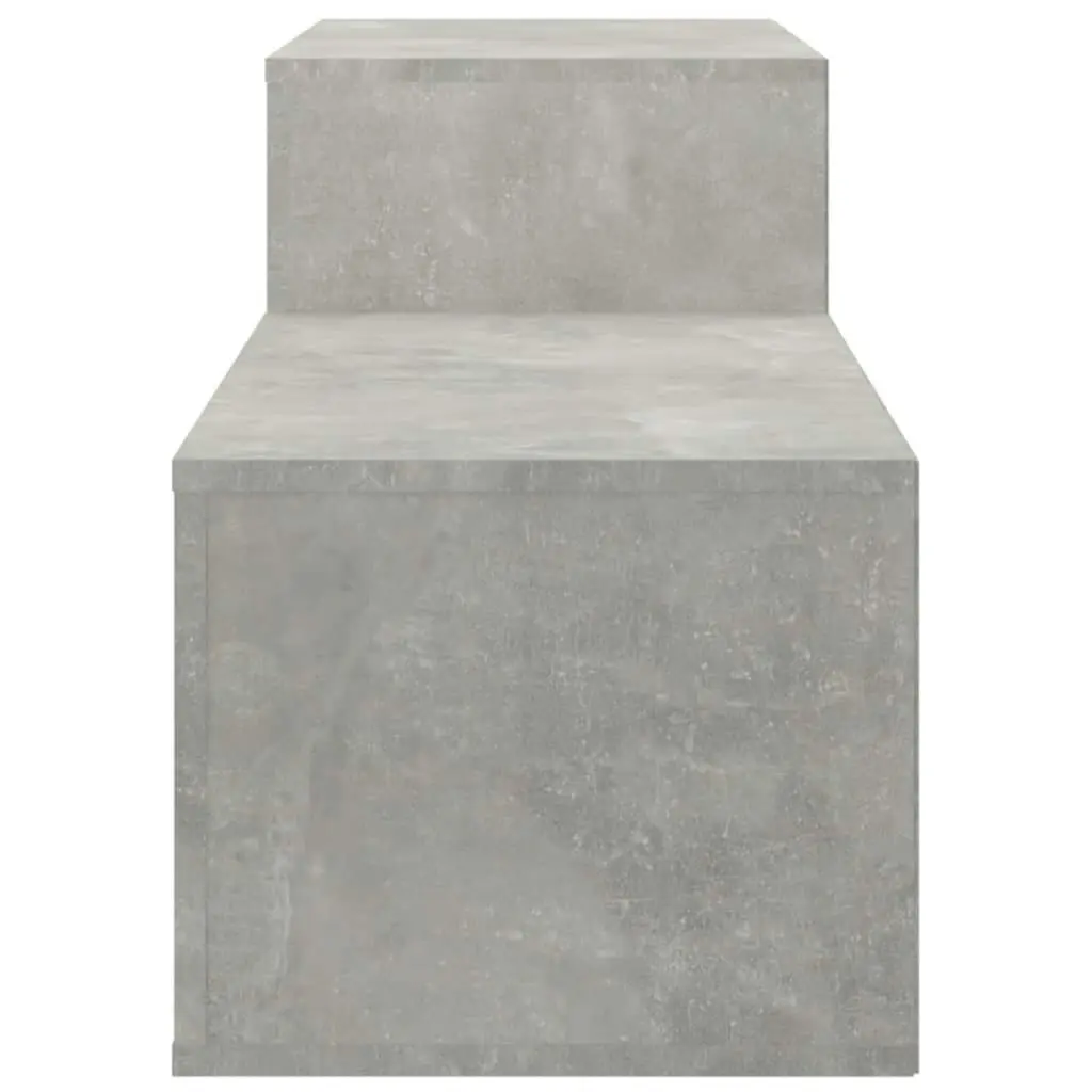 Shoe Cabinet Concrete Grey 150x35x45 cm Engineered Wood 816916