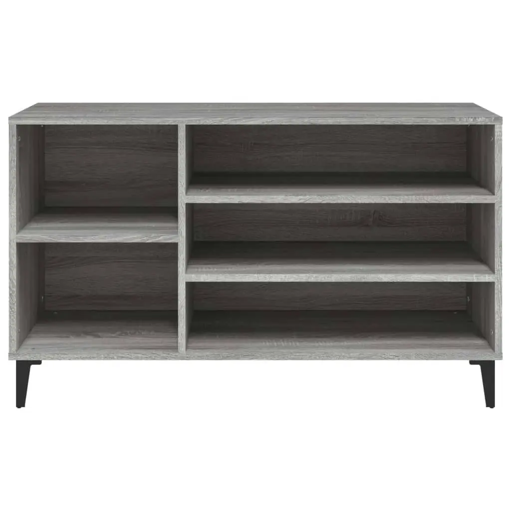 Shoe Cabinet Grey Sonoma 102x36x60 cm Engineered Wood 819754