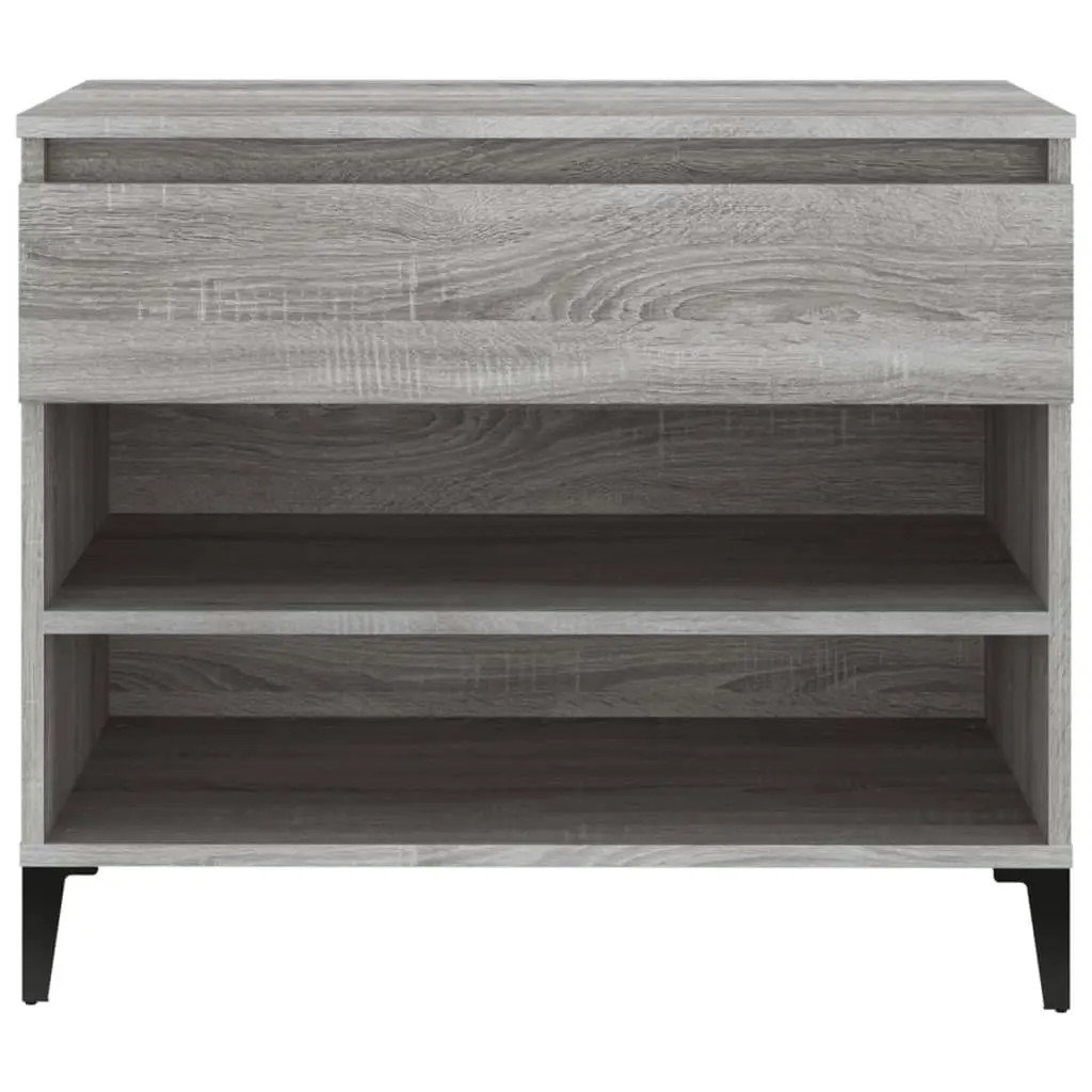 Shoe Cabinet Grey Sonoma 70x36x60 cm Engineered Wood 819770