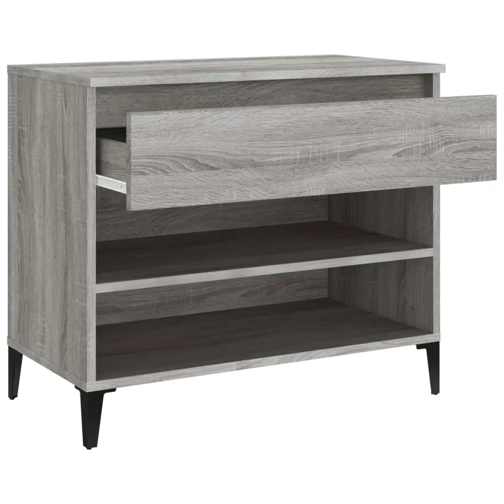 Shoe Cabinet Grey Sonoma 70x36x60 cm Engineered Wood 819770