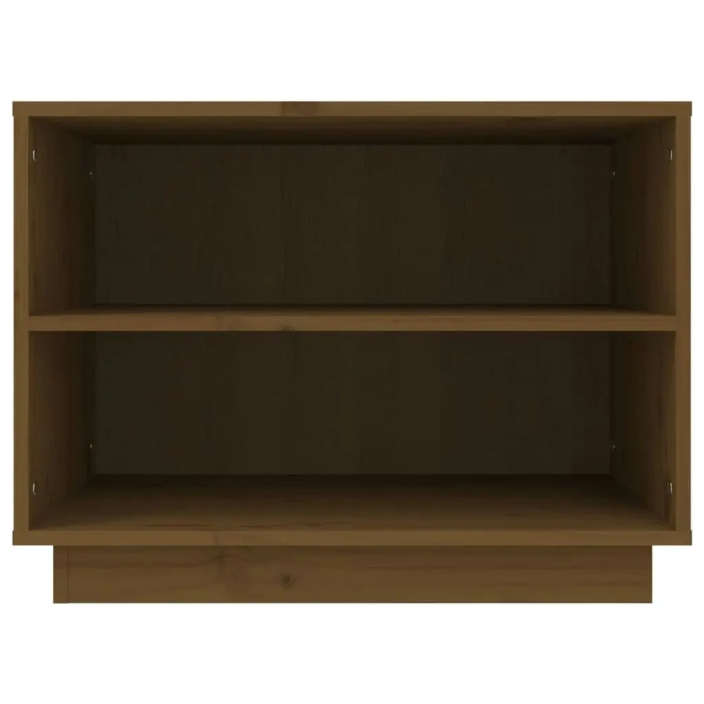 Shoe Cabinet Honey Brown 60x34x45 cm Solid Wood Pine 813548