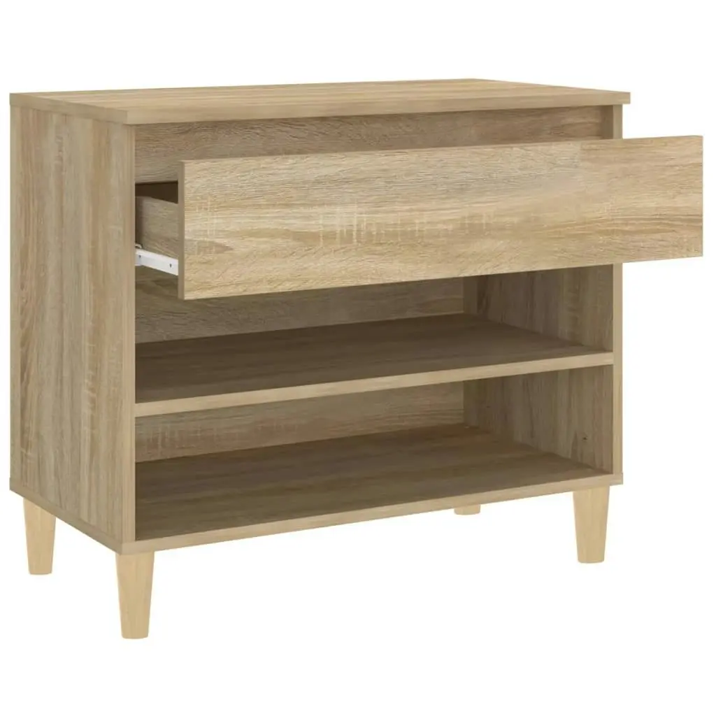 Shoe Cabinet Sonoma Oak 70x36x60 cm Engineered Wood 819759