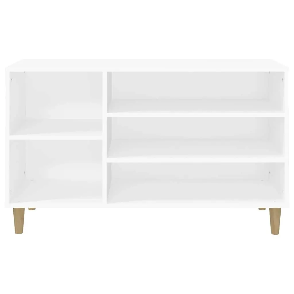 Shoe Cabinet White 102x36x60 cm Engineered Wood 819740