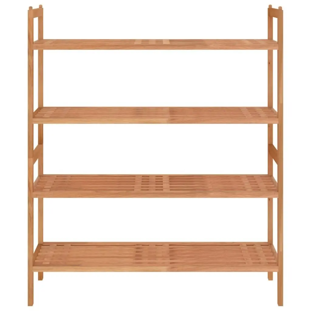 Shoe Racks 2 pcs 69x27x41 cm Solid Wood Walnut 350362