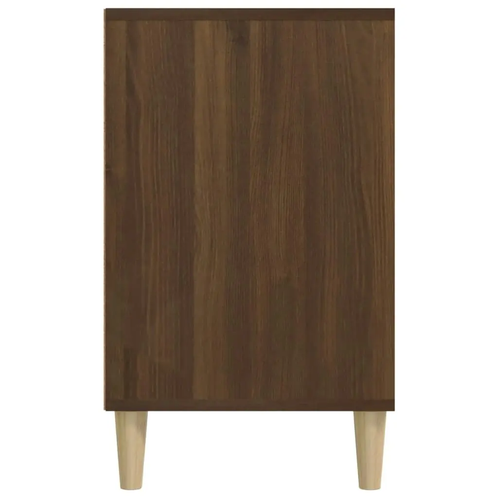 Shoe Cabinet Brown Oak 102x36x60 cm Engineered Wood 819731