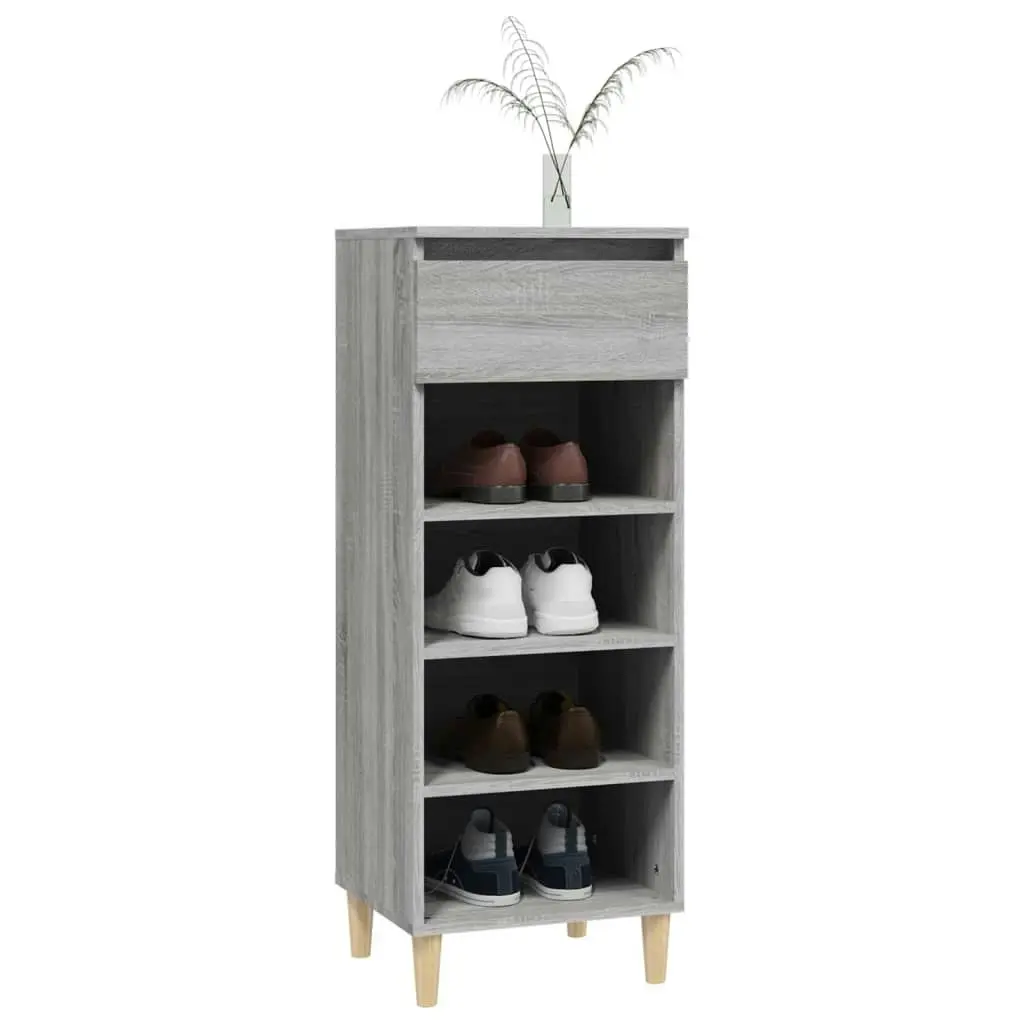 Shoe Cabinet Grey Sonoma 40x36x105 cm Engineered Wood 819778