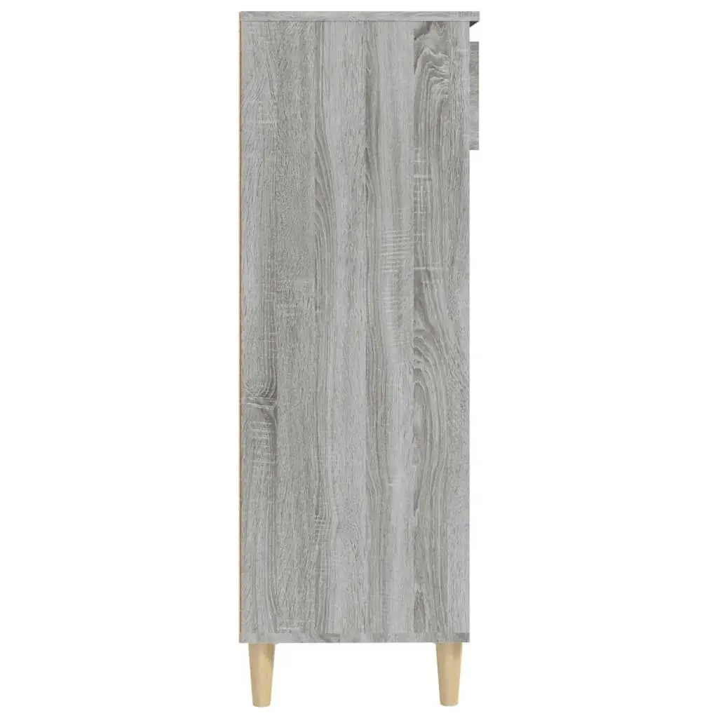 Shoe Cabinet Grey Sonoma 40x36x105 cm Engineered Wood 819778