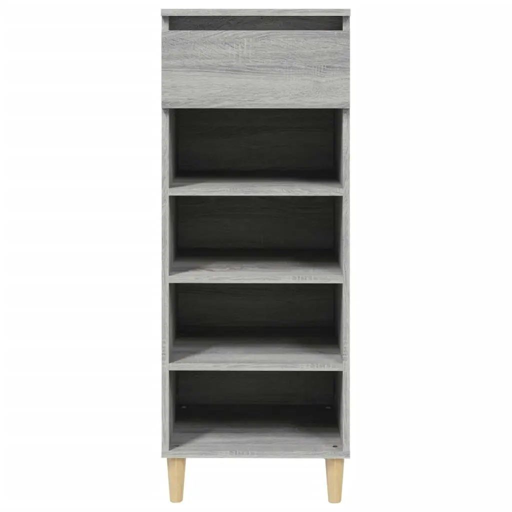 Shoe Cabinet Grey Sonoma 40x36x105 cm Engineered Wood 819778