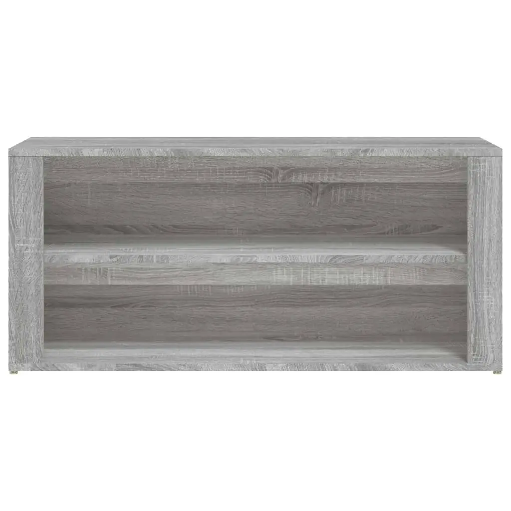 Shoe Rack Grey Sonoma 100x35x45 cm Engineered Wood 816910