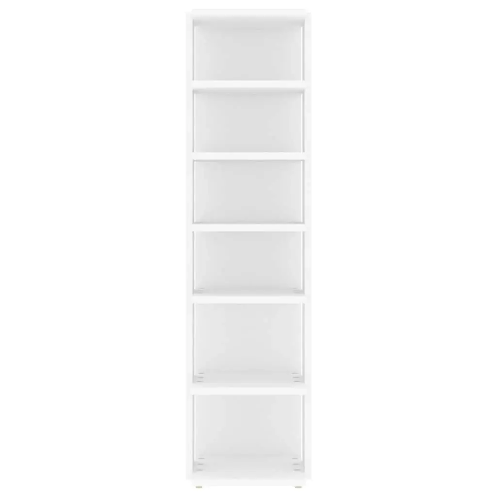 Shoe Cabinets 2 pcs White 27.5x27x102 cm Engineered Wood 808486