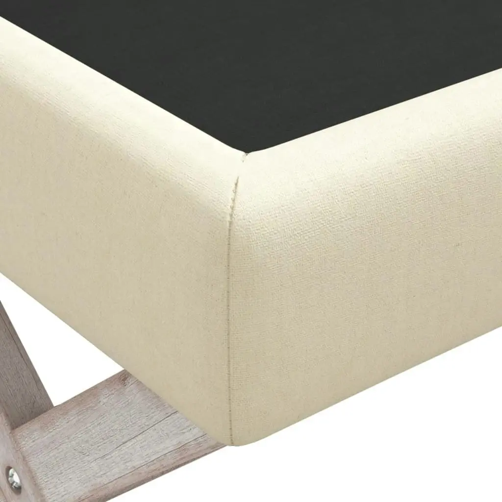 Storage Stool 110x45x49 cm Linen 344522