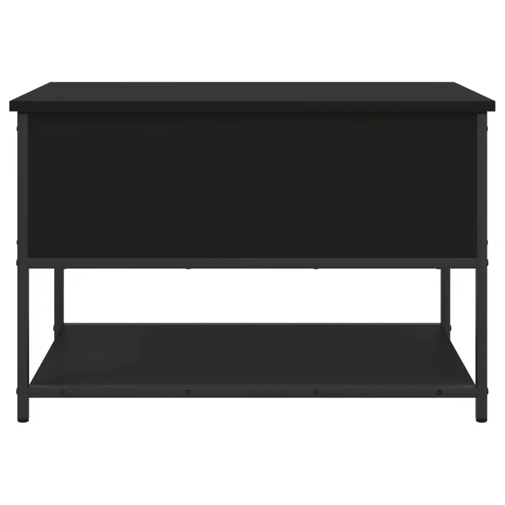 Storage Bench Black 70x42.5x47 cm Engineered Wood 839018