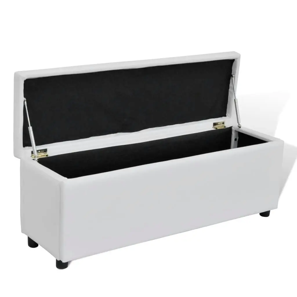 Storage Bench White Medium Size 240485