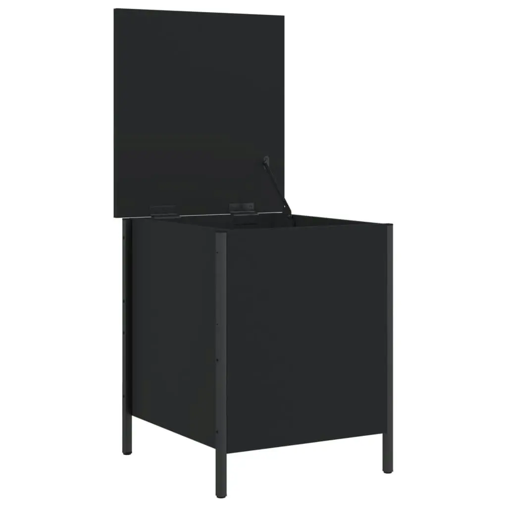 Storage Bench Black 40x42.5x50 cm Engineered Wood 839008